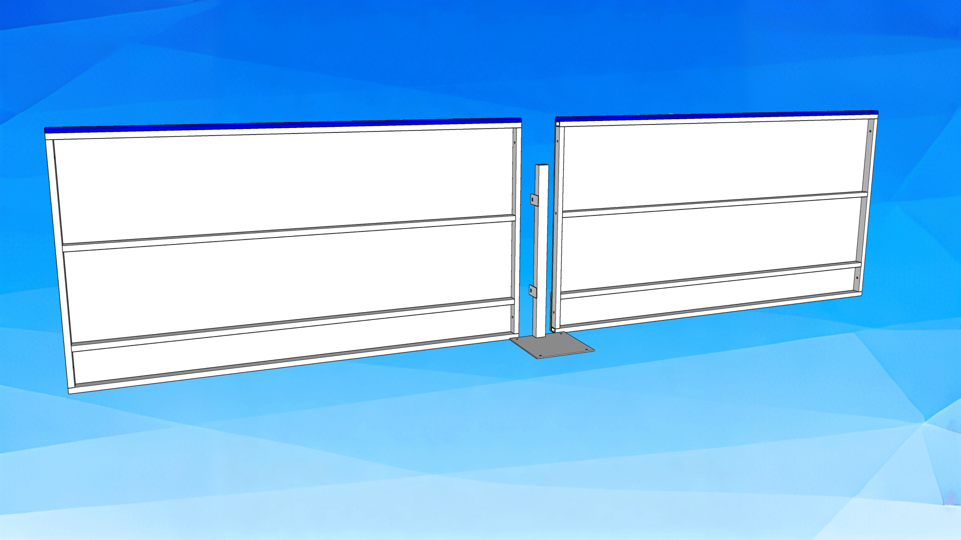 斯坦利轮滑冰球围挡板墙界墙方便安装和拆卸，维护方便